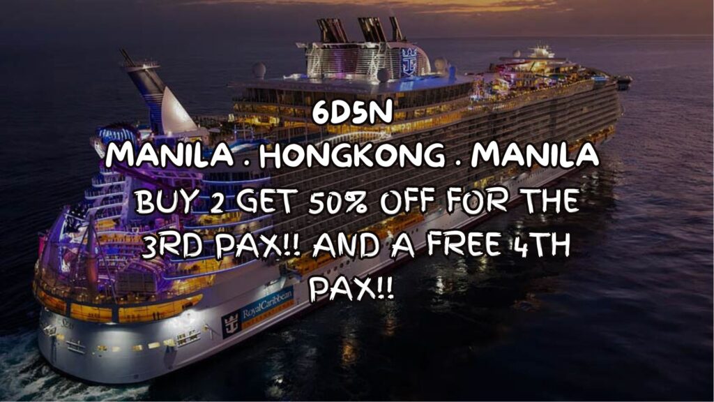 6D5N MANILA . HONGKONG . MANILA BANGKOK . PATTAYA